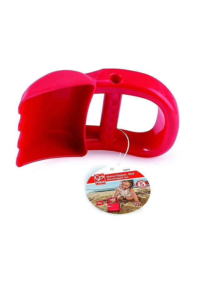 Hape Sand Hand Digger Red - Image 2