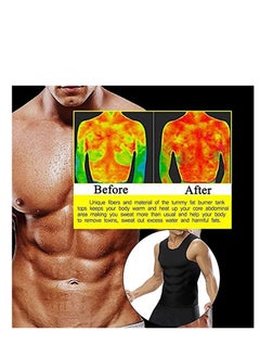 Y&D Sweat Zipper Vest by Specially Engineered Top-Layer Performance Compression Fabric for Weight Loss Hot Neoprene Corset Waist Trainer Body Top Shapewear Slimming Shirt Workout Suit  - Image 2