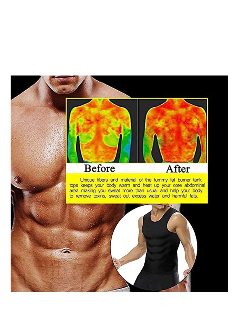 Y&D Sweat Zipper Vest by Specially Engineered Top-Layer Performance Compression Fabric for Weight Loss Hot Neoprene Corset Waist Trainer Body Top Shapewear Slimming Shirt Workout Suit - Image 2