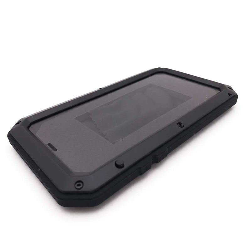 Marrkey for iPhone Xs Case,360 Full Body Protective Cover Heavy Duty Shockproof Tough Armour Aluminum Metal Case with Silicone Built-in Screen Protector for iPhone X/XS - Black - Image 4