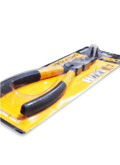 ABC Circlip Pliers 7 inch (180 mm) , for quickly and easily installing or removing inner and outer circlips, used in repairing engines, gearboxes, or any mechanical parts that contain retaining rings, curved head made of chrome vanadium (C-V) steel, corrosion resistant, ideal for workshops, automotive, and industrial equipment  - Image 5