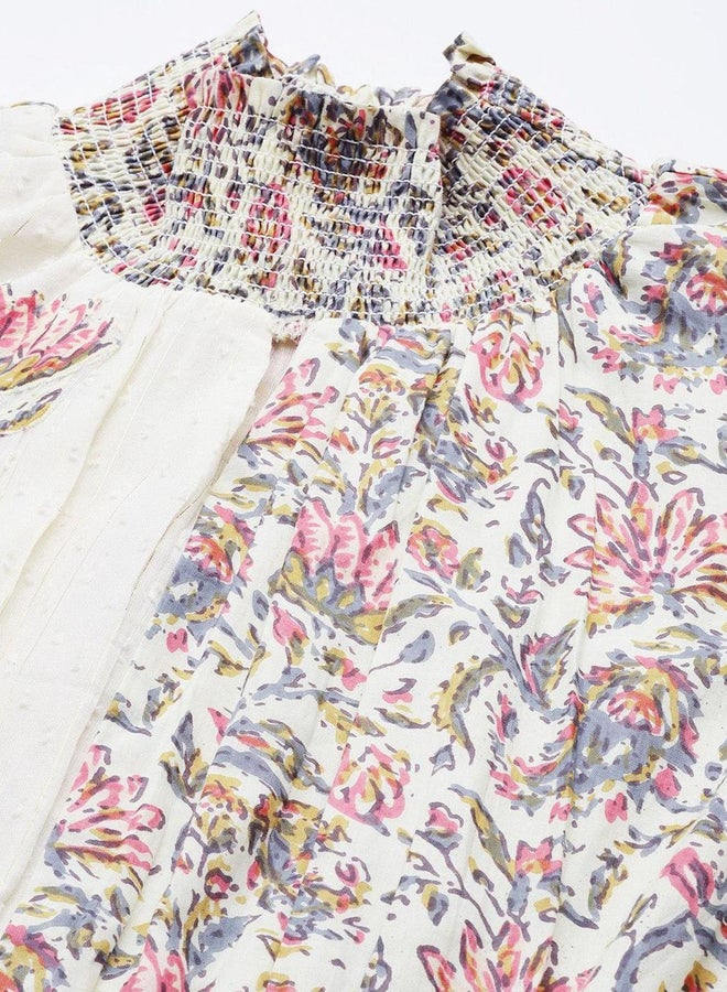 آي شين فستان إيشين بطول الركبة بطبعات بانل دوبي - Image 2