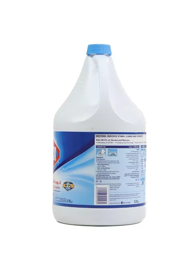 Clorox Clorox Original Household Cleaner and Disinfectant Liquid Bleach 3.78Ltrs - Image 4