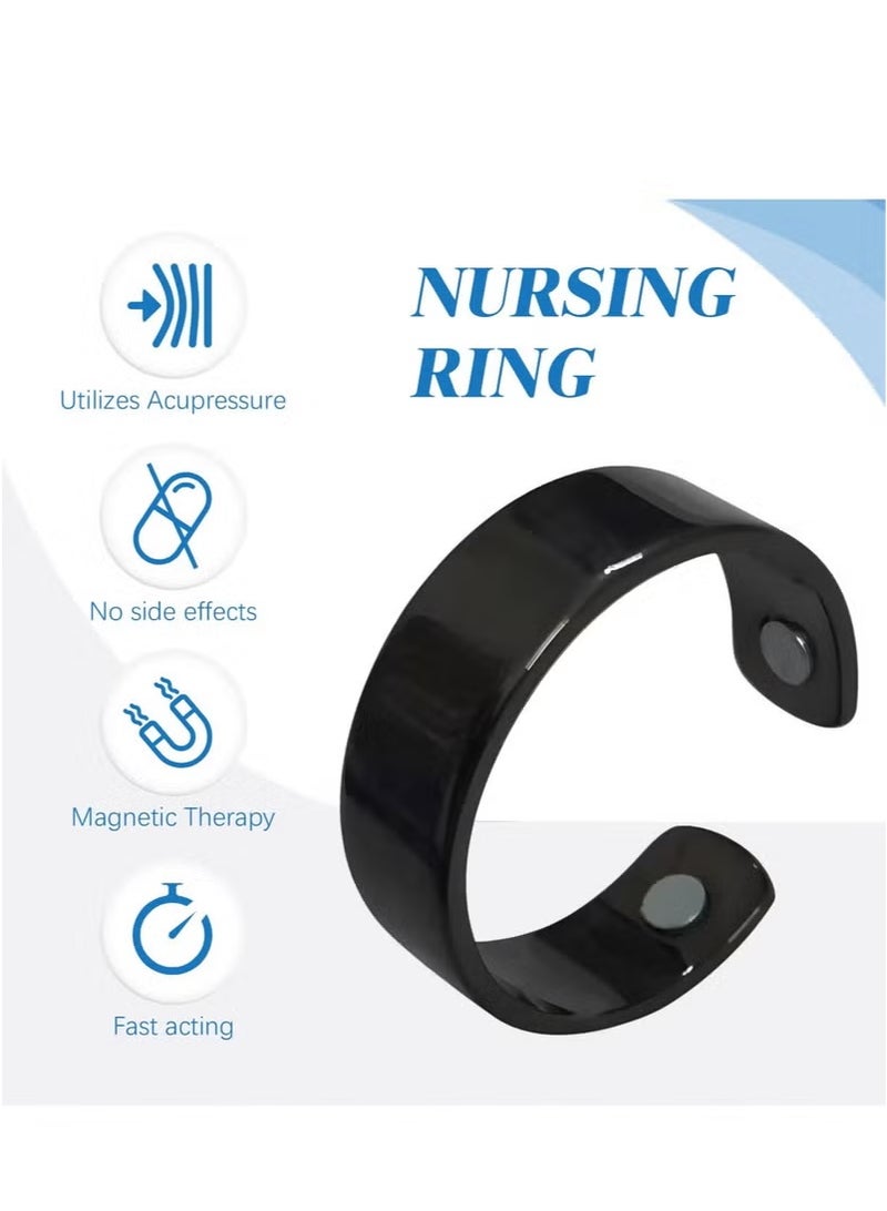 SOUTH MOON Blood Glucose Control Ring, 2 Pieces Blood Sugar Regulator Ring for Acupressure for Women Men Adjustable Blood Glucose Control Ring - Image 3