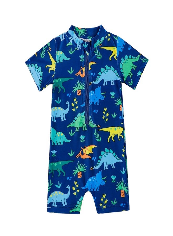 YAGATA Baby Boy Swimsuit Dino Baby Boy Swimsuit 9-12 Months Swimsuit Baby Boy Baby Boys Swimsuit Baby Swimsuit 6-12 Month Navy 90 - Image 1