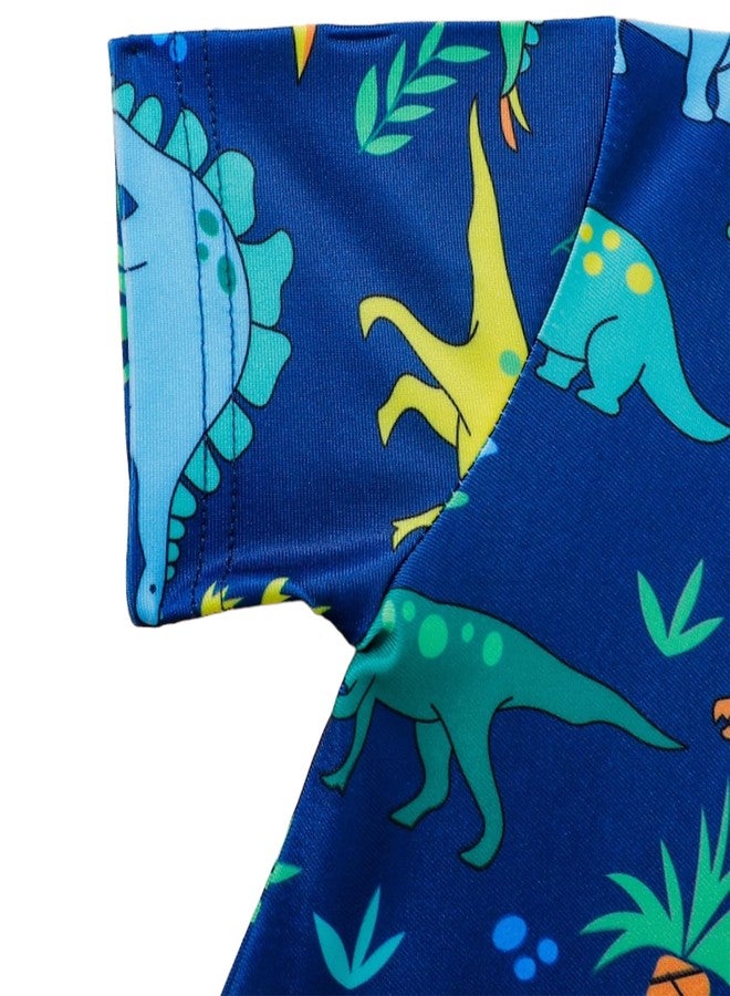 YAGATA Baby Boy Swimsuit Dino Baby Boy Swimsuit 9-12 Months Swimsuit Baby Boy Baby Boys Swimsuit Baby Swimsuit 6-12 Month Navy 90 - Image 4