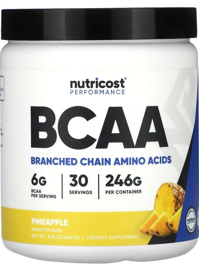 Nutricost Performance BCAA Pineapple 8.8 oz (246 g)