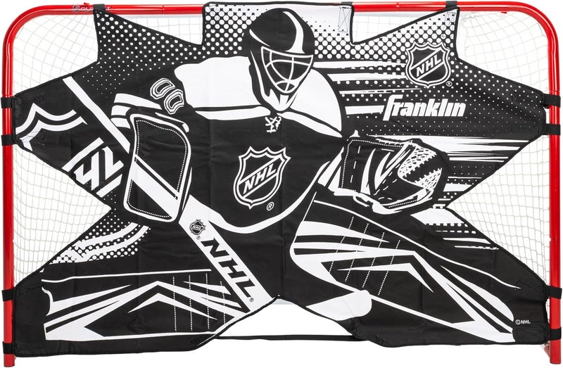Franklin Sports NHL Goalie Shooting Target - 72" x 48" Practice Target for Hockey Goals - Image 1