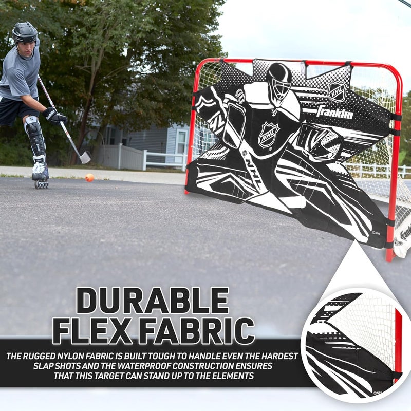 Franklin Sports NHL Goalie Shooting Target - 72" x 48" Practice Target for Hockey Goals - Image 3