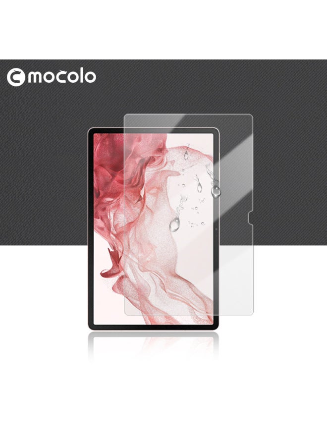 For Samsung TabS8 PLUS Flat Tempered Film TabS8 Ultra HD Transparent Anti-fingerprint 9H Hardness-Color:0.33mm Arc Edge HD Transparent Belt Packaging-Dimensions:Samsung Tab S8 Ultra 14.6 - Image 3