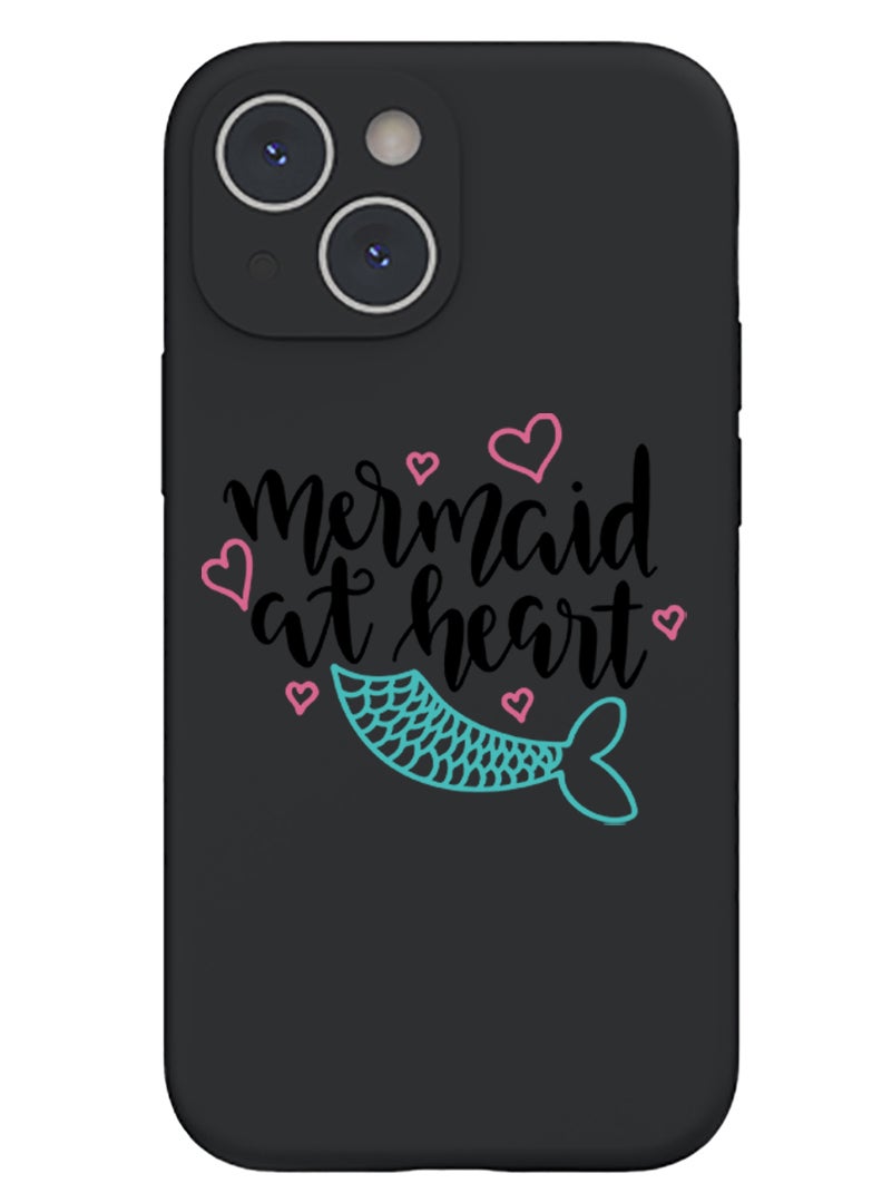 Theodor Protective Slim Fit Case Liquid Silicone Cover with Full Body Protection Anti-Scratch Shockproof Case For iPhone 13 Black  - Mom means everything copy - Image 1