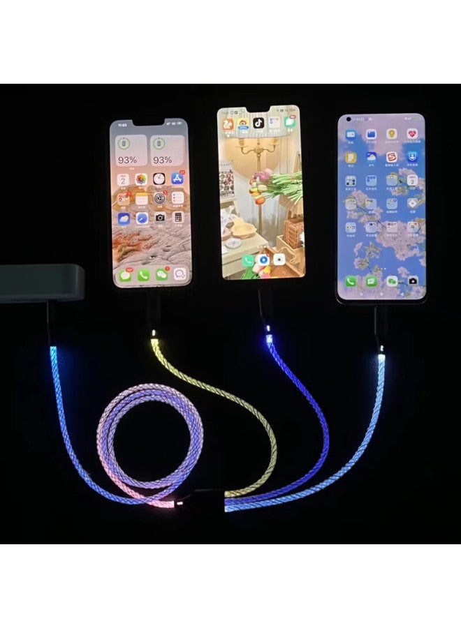 Zitai A Three-in Super Fast Charging Data Cable, 66w Three-in Charging Cord, Compatible With Apple And Android, Type-c Phones, 1.2 Meters - Image 5
