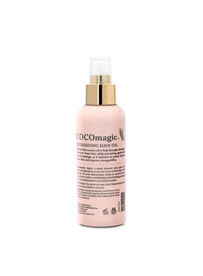 Cocomagic Nourishing Hair Oil | Promotes Healthy-Looking Hair | Restore Manageability, Add Silky, Glossy Shine | Paraben Free, Cruelty Free, Made in USA (3 oz) - Image 2