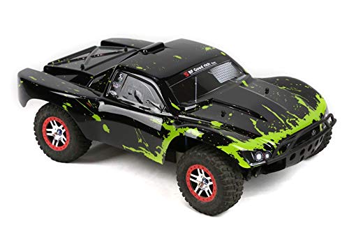 SummitLink Compatible Custom Body Muddy Green Over Black Replacement for 110 Scale RC Car or Truck Truck not Included SSBG01 - Image 1