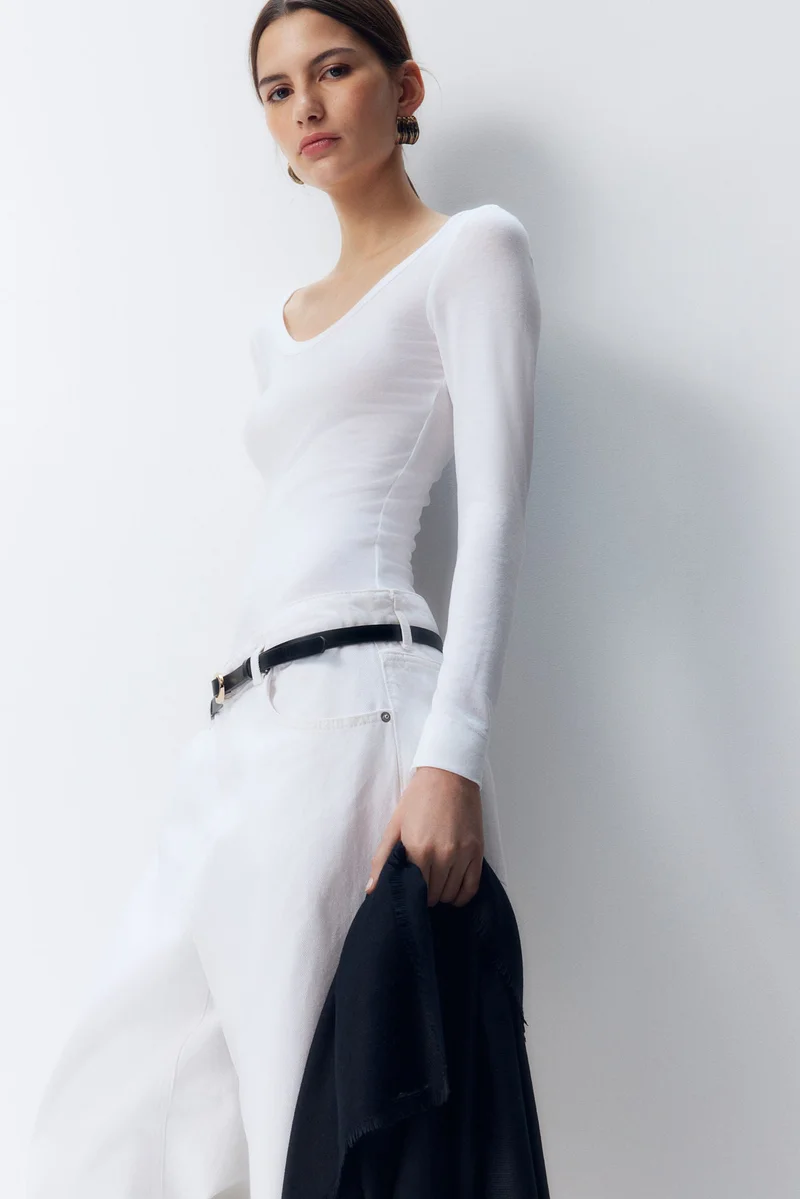 H&M Scoop-neck top