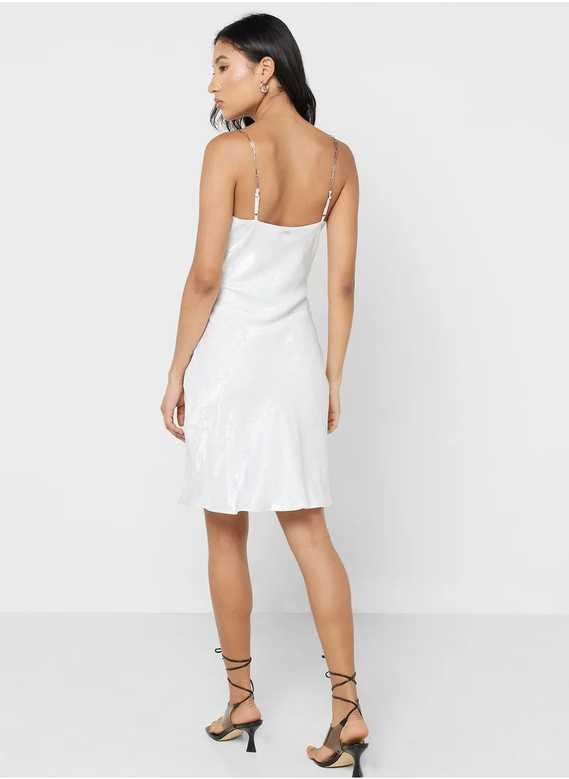 GUESS Chain strap Slip Dress