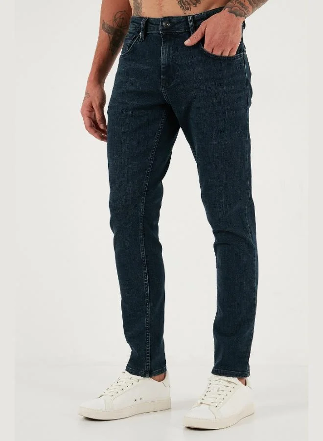 Buratti  Buratti Stretch Cotton Slim Fit High Waist Skinny Leg Jeans Men's JEANS 3300C46TOKYO for Men | Best Price UAE