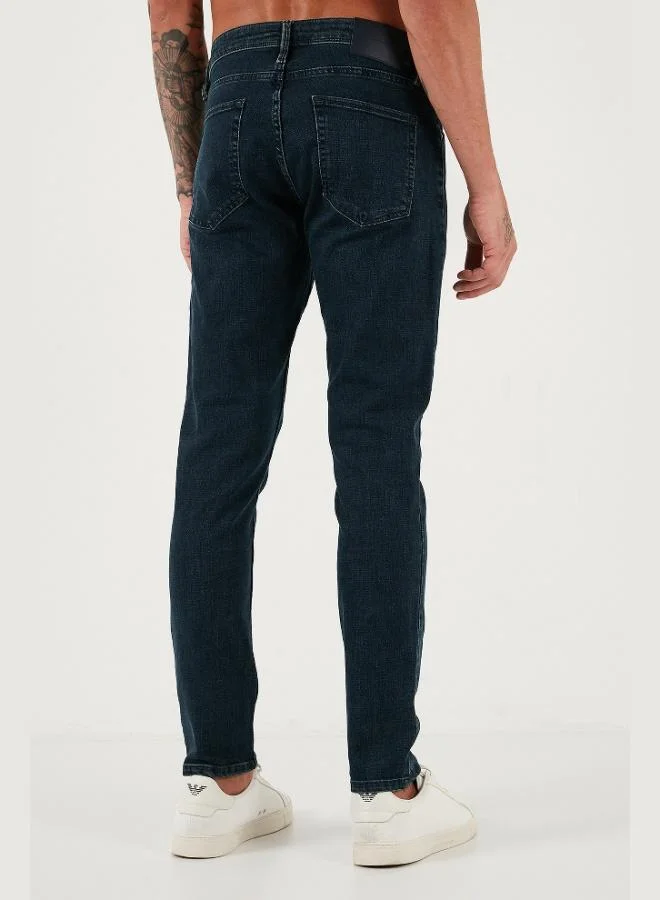 Buratti  Buratti Stretch Cotton Slim Fit High Waist Skinny Leg Jeans Men's JEANS 3300C46TOKYO for Men | Best Price UAE