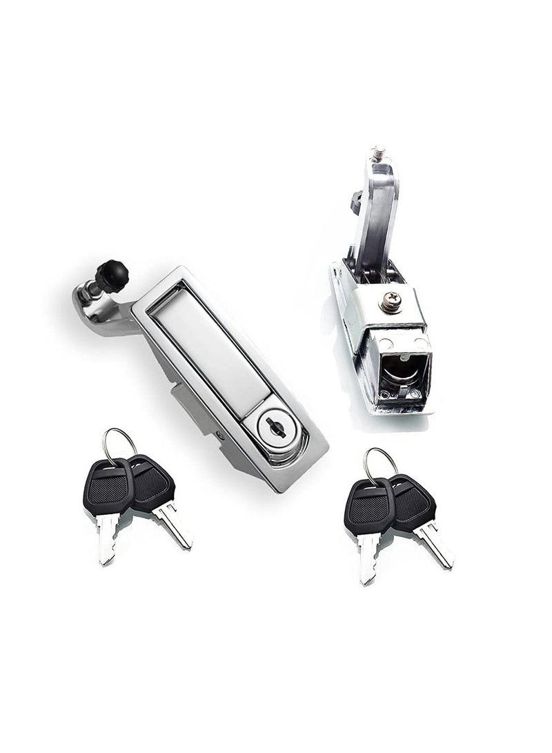 Compression Latch Lock, 4PCS Trigger Zinc Alloy Adjustable Lever Hand Operated with Raised Trigger, Flush - Image 2