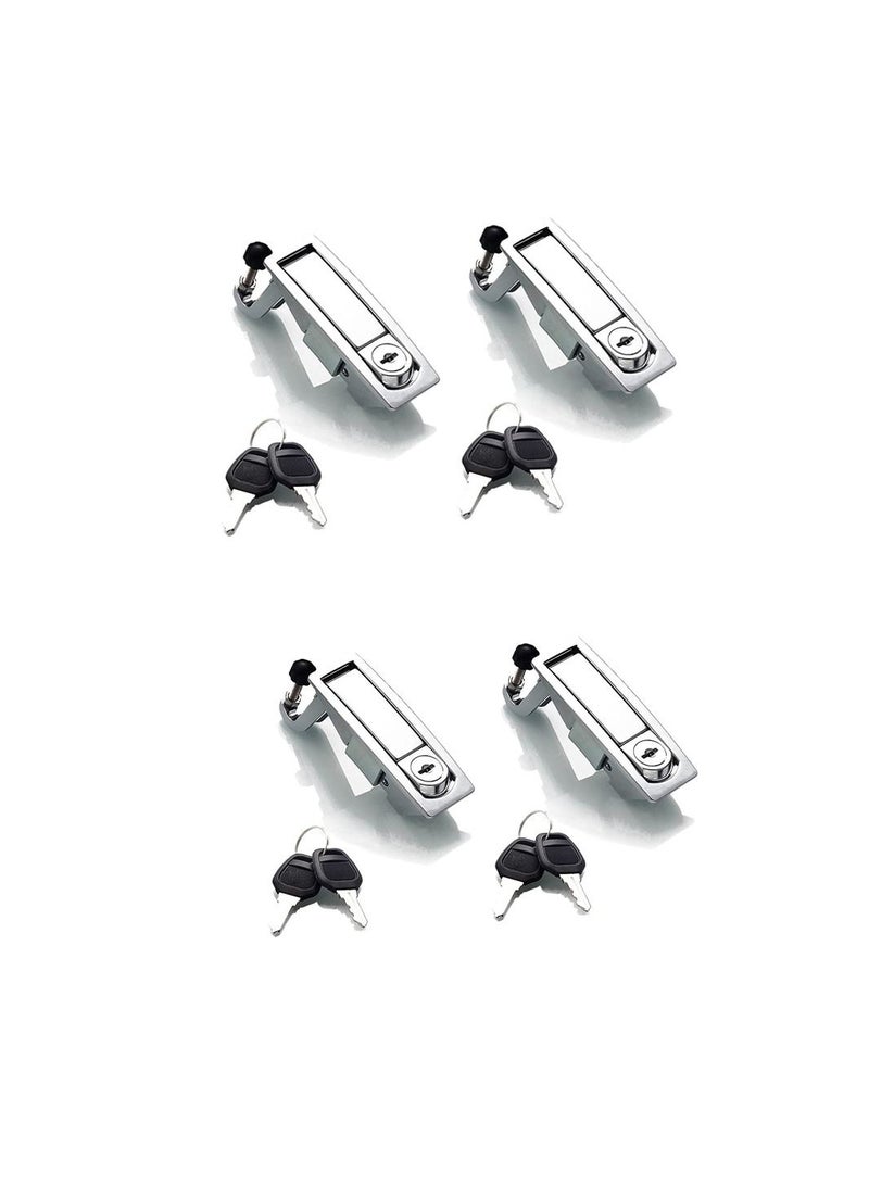 Compression Latch Lock, 4PCS Trigger Zinc Alloy Adjustable Lever Hand Operated with Raised Trigger, Flush - Image 1