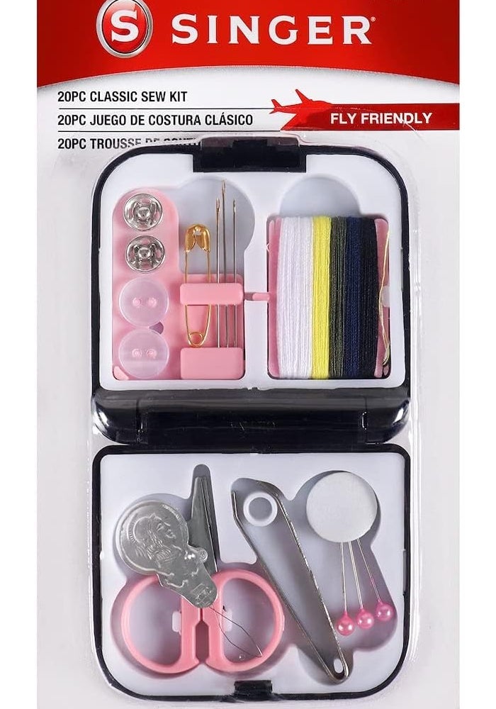 SINGER 02051 Mini Travel Sew Kit with Compact Folding Storage Case - Image 1