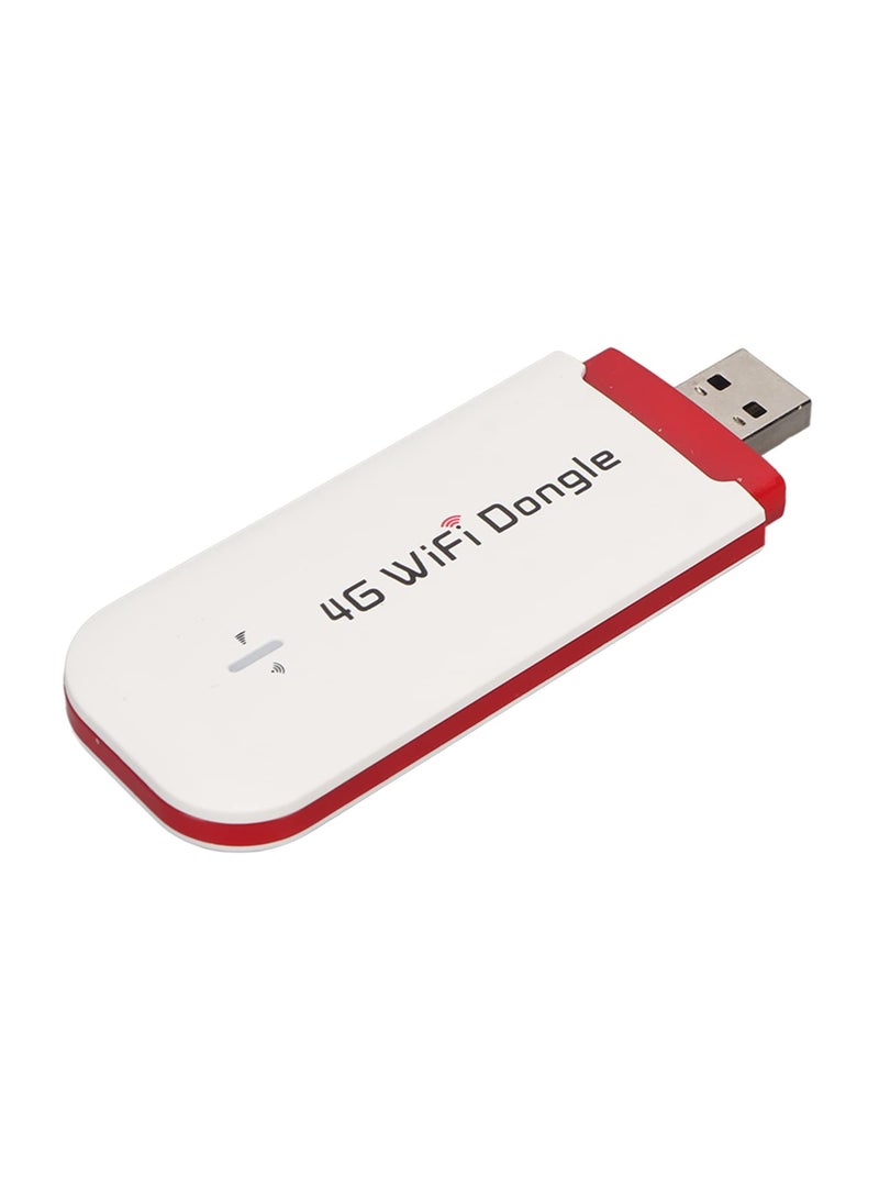 عام دونجل مودم واي فاي USB 4G LTE، أجهزة إنترنت محمولة، جهاز توجيه نقطة اتصال محمول صغير للسفر، مع فتحة بطاقة SIM، توصيل وتشغيل، مشاركة 10 مستخدمين - Image 1
