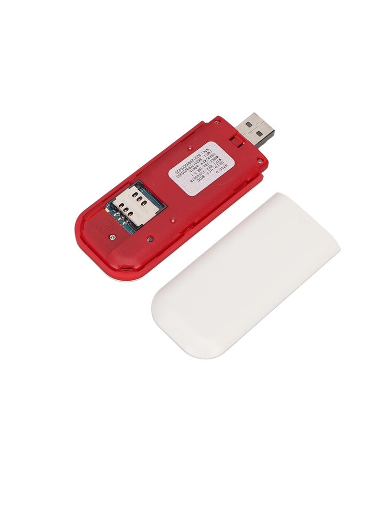 عام دونجل مودم واي فاي USB 4G LTE، أجهزة إنترنت محمولة، جهاز توجيه نقطة اتصال محمول صغير للسفر، مع فتحة بطاقة SIM، توصيل وتشغيل، مشاركة 10 مستخدمين - Image 5