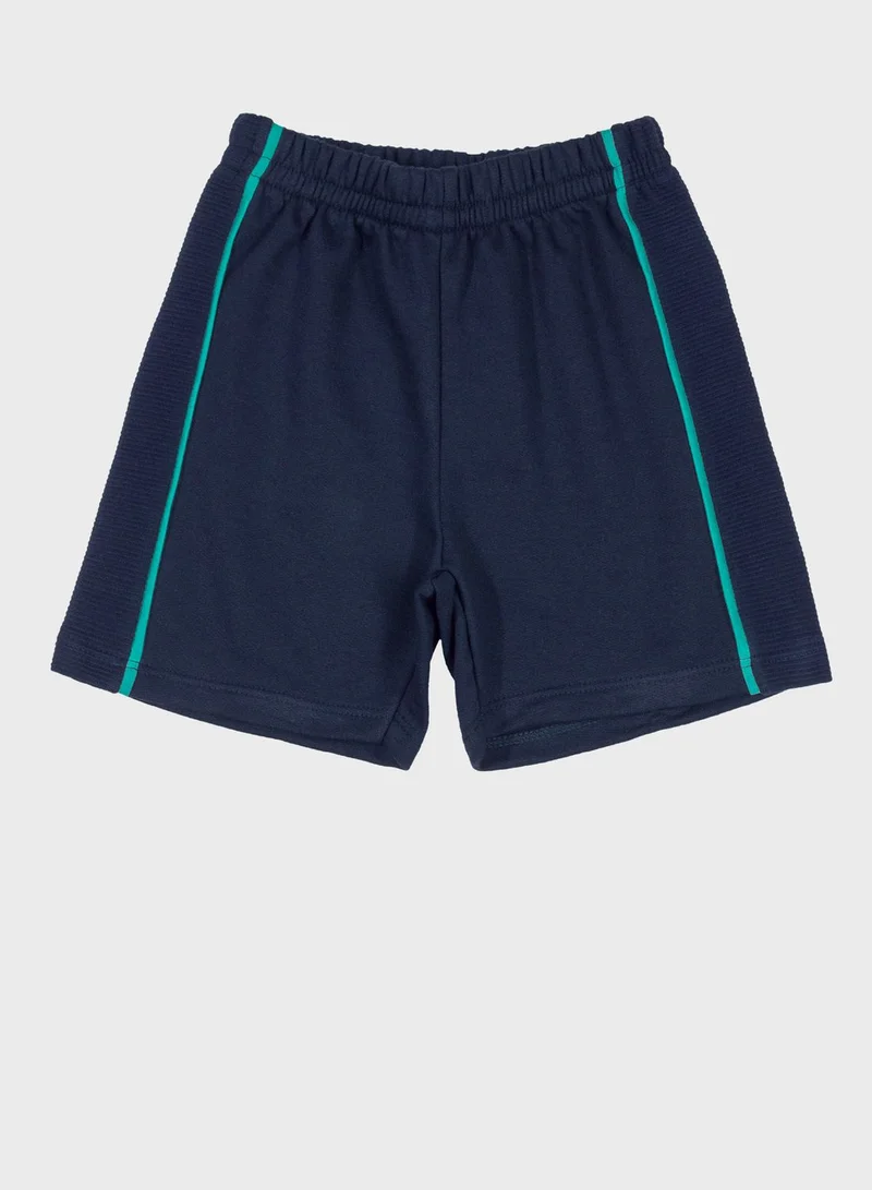 Quimby Infant Printed Causal Short Set