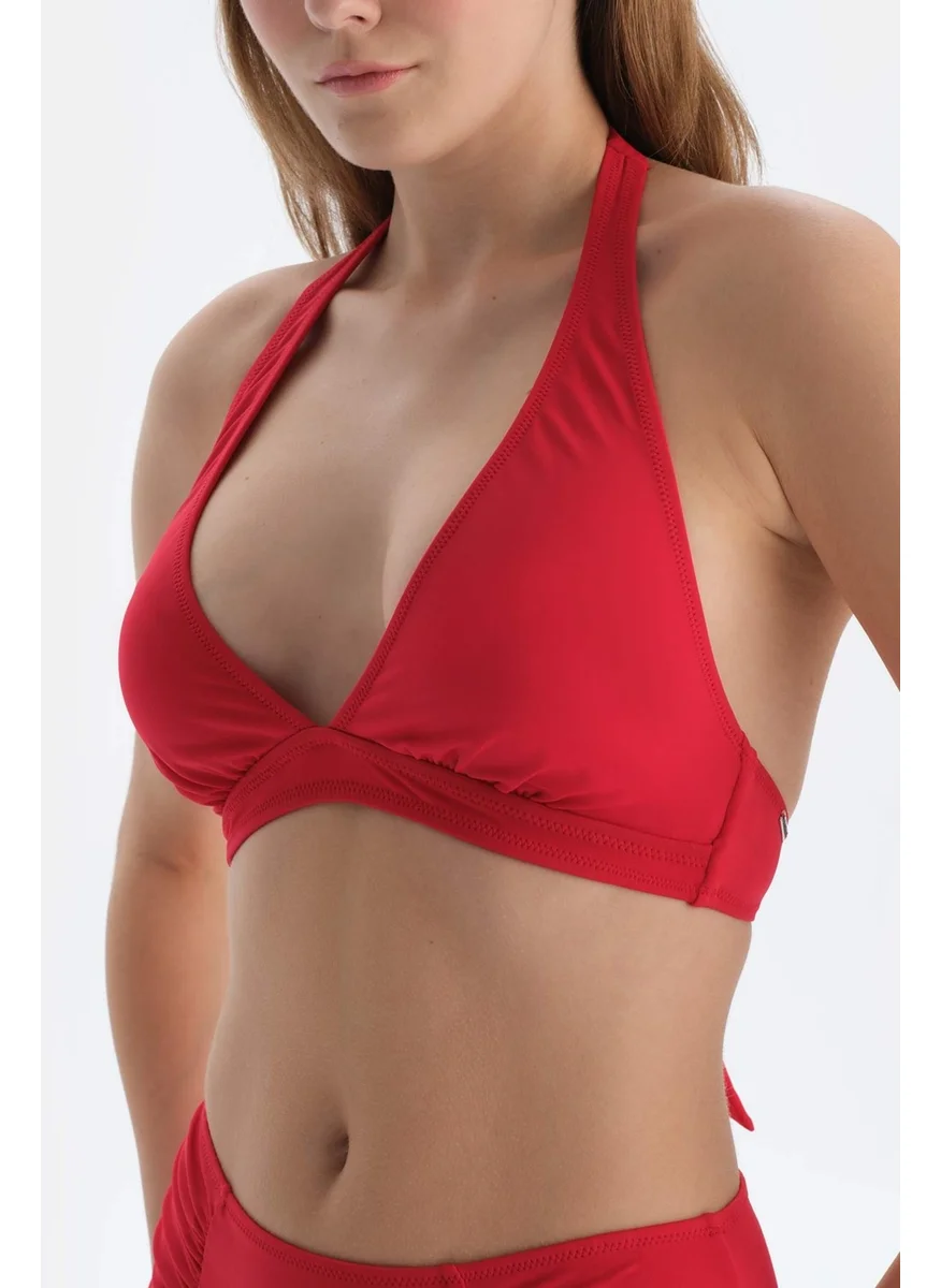 dagi Red Triangle Wide Bikini Top