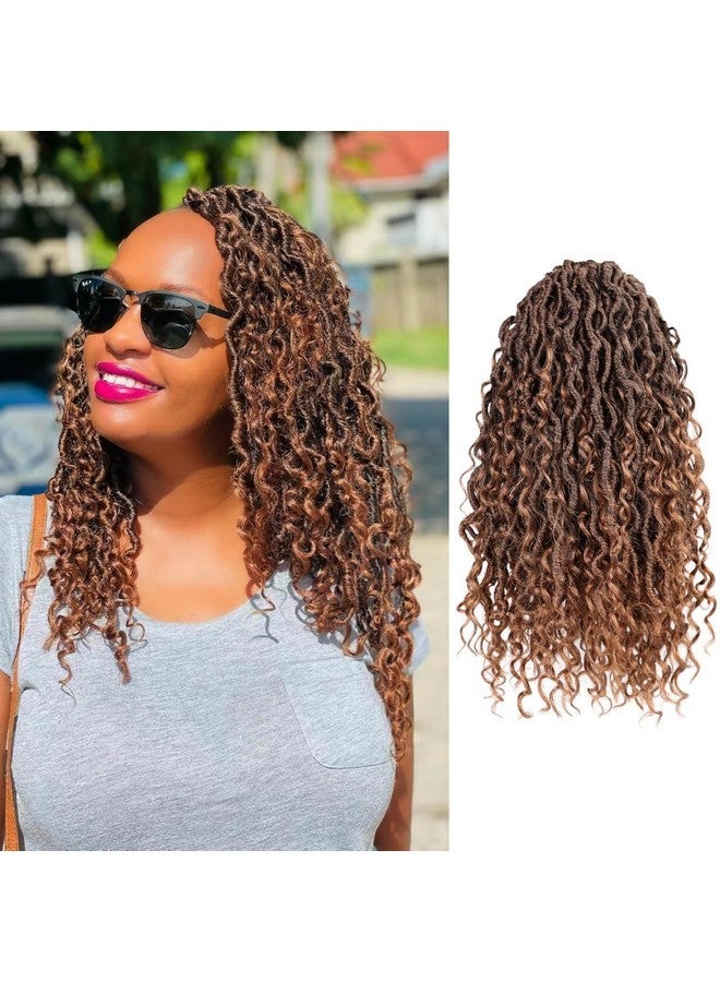ايجو شعر كروشيه Goddess Locs، 7 حزم، شعر كروشيه مجعد صناعي، 12 بوصة، شعر كروشيه بوهيمي ريفر لوكس مُجعّد مُسبقًا للأطفال والنساء ذوات البشرة السمراء والأطفال (12 بوصة، 7 حزم، 1B30) - Image 1
