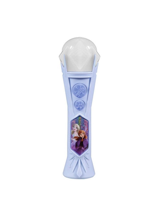 eKids Frozen Sing Along Microphone Toy For Kids With Built-In Music And Flashing Lights, Designed For Fans Of Frozen Toys - Image 1