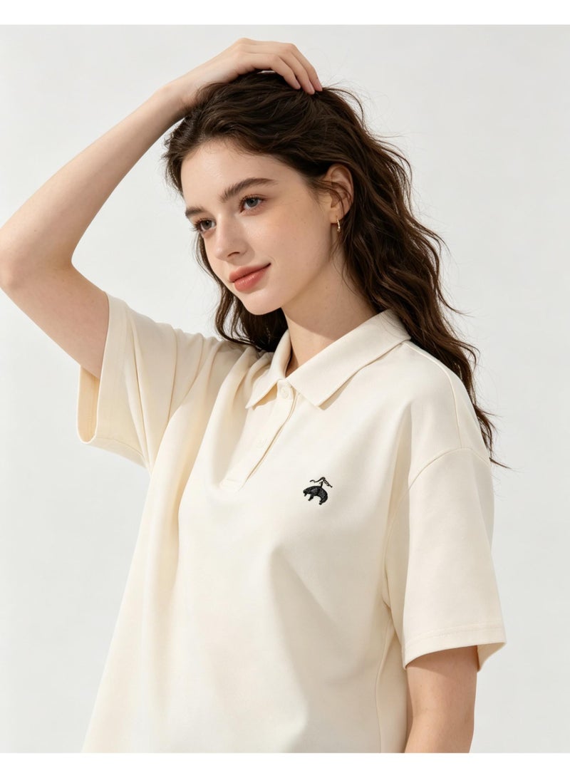 روكس براذرز Brooks Brothers قميص Polo العام للرجال والنساء ، مع القماش الكلاسيكي ، نسيج اللؤلؤ الناعم ، أكمام قصيرة عارضة. - Image 5