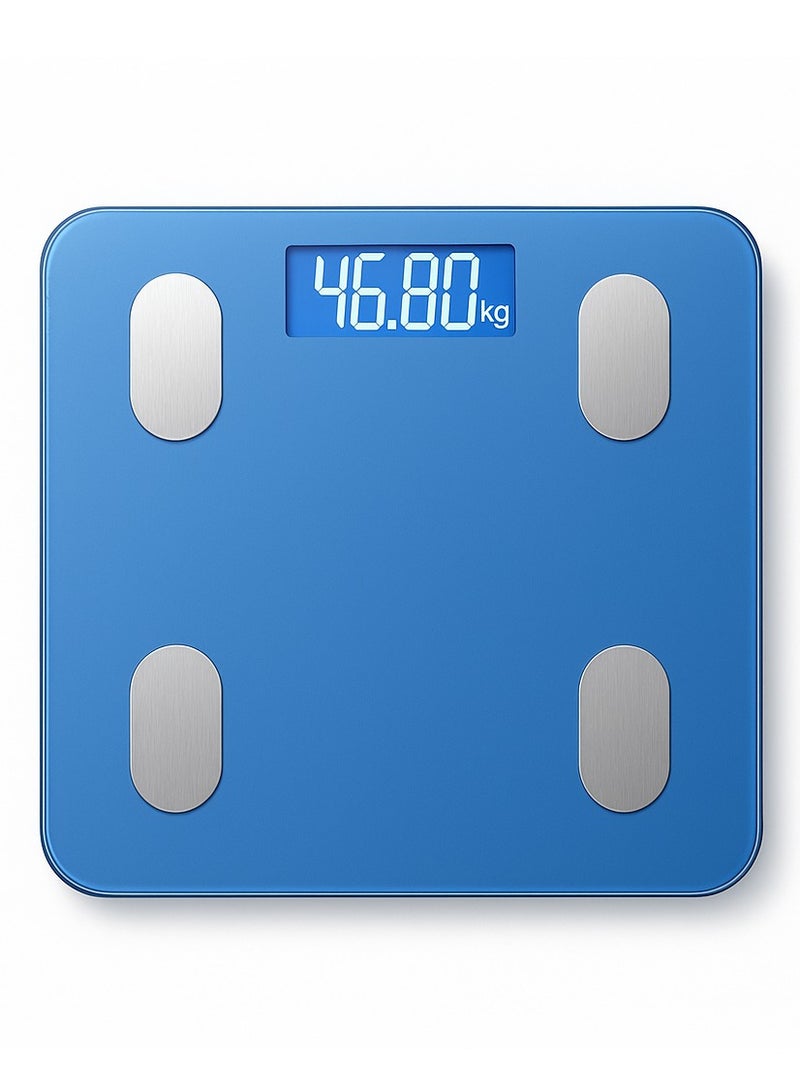 Generic Smart Bluetooth Bathroom Scale C1 - 180kg Capacity, Digital Body Weight Scale with APP Sync for Apple Health, Google Fit & Fitbit, BMI Tracking, Auto Calibration - High Precision Glass Platform (Black)  - Image 1