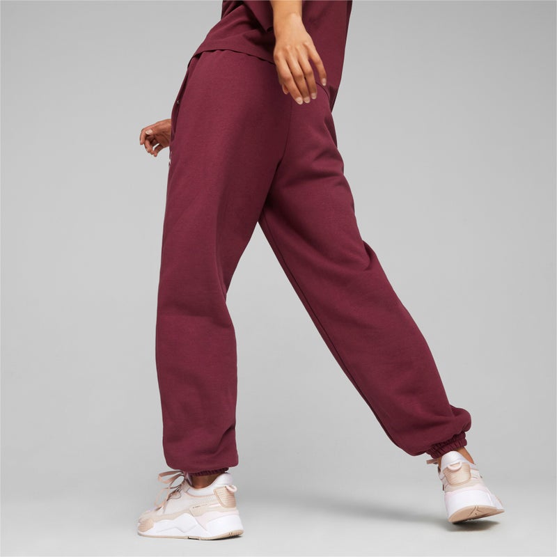 PUMA Team Womens Red Sweatpants - Image 5