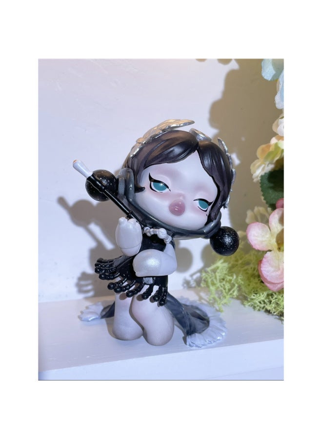 Under The Spotlight 13 Years Anniversary Series Confirmed SKULLPANDA Blind Box Hand Fashion Ornaments Gift-Light Source Color:Ono Country Version - Image 3