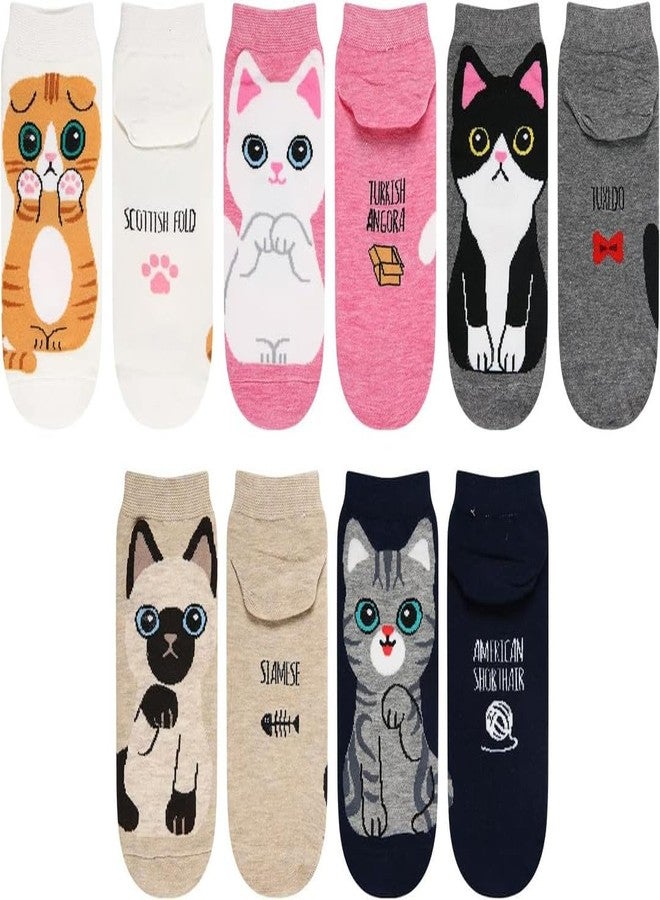 YANWENX Cute Ankle Socks for Women Girls Novelty Patterned Low Cut Socks Funny Colorful Designed Summer Short Socks Pack Of 5 - Image 2