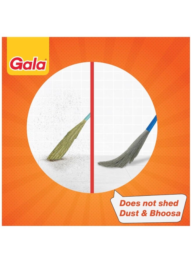 جالا Gala No Dust Broom 2 in 1 with Extendable Handle for Ceiling and Floor Cleaning, Long Handle Jhadu - Image 4