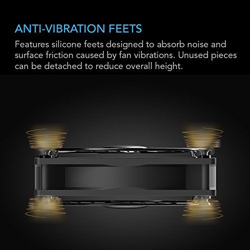 AC Infinity MULTIFAN S4, Quiet 140mm USB Fan, UL-Certified for Receiver DVR PlayStation Xbox Computer Cabinet Cooling - Image 5