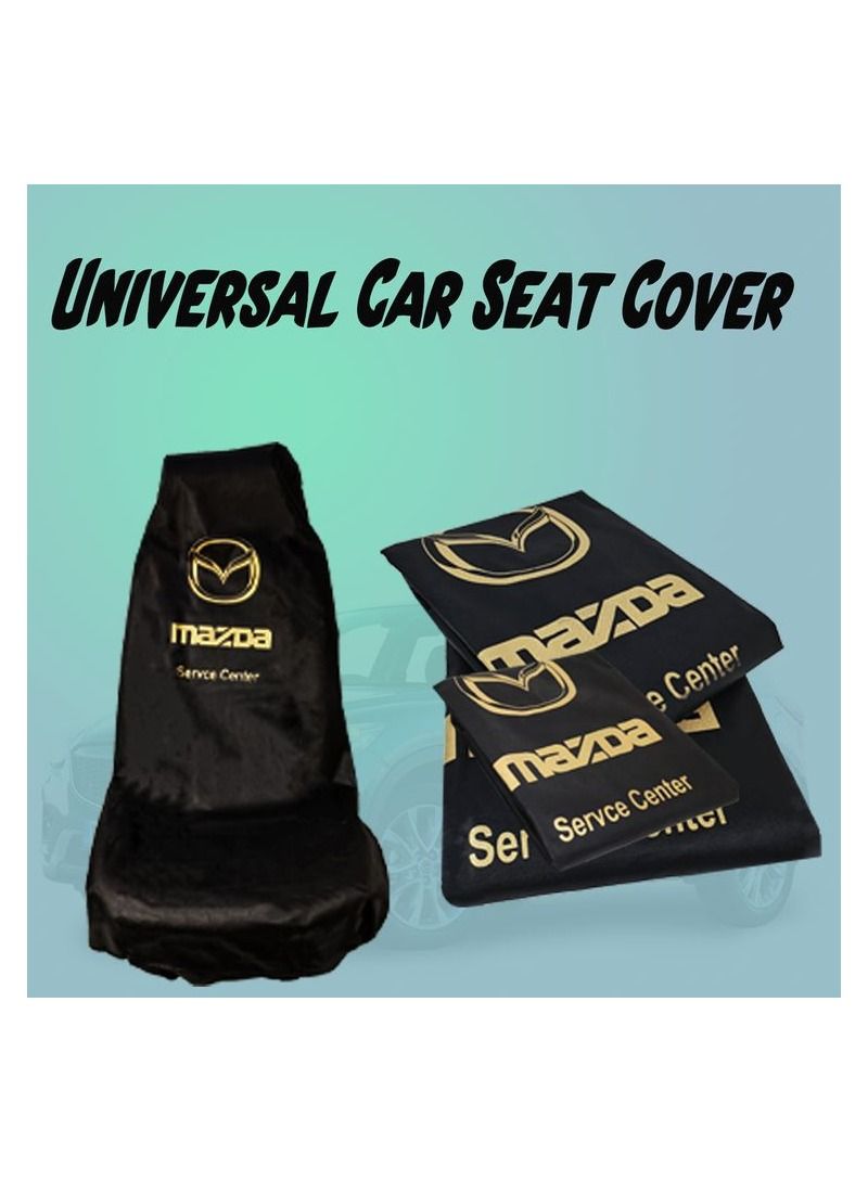 mazda Car Seat Cover Universal Car Seat Dust Dirt Protection Cover Extra Protection For Your Seat 2 Pieces Set - Image 2
