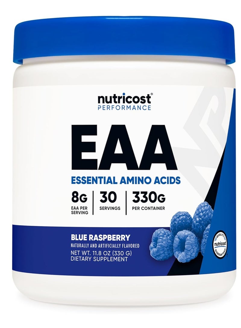 مسحوق الأحماض الأمينية الأساسية EAA بنكهة التوت الأزرق 11.8 أونصة 30 حصة - Image 1
