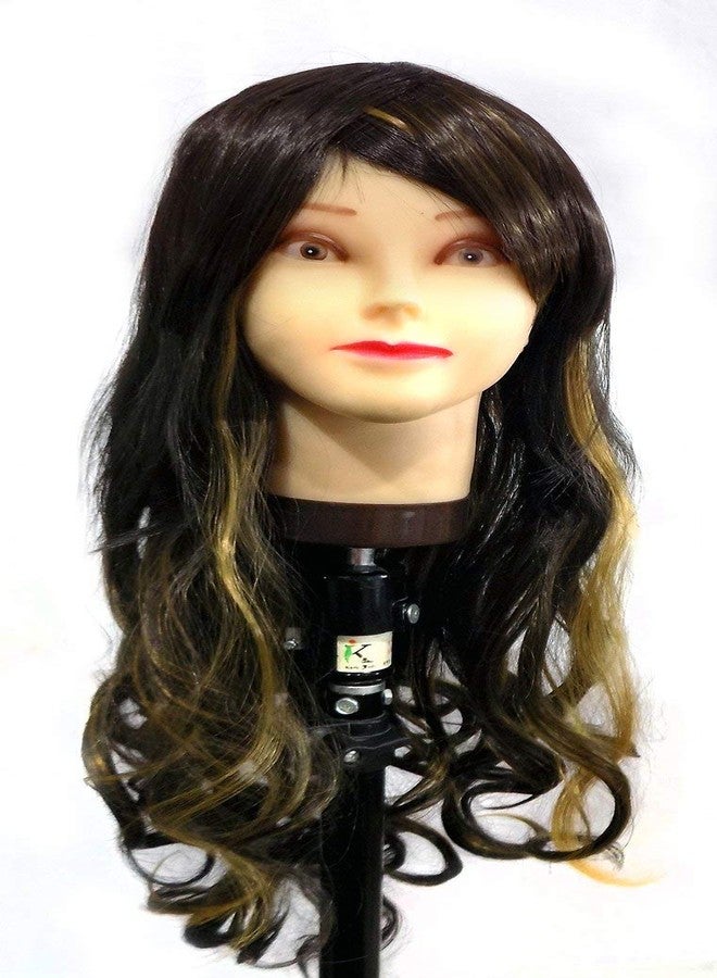 Fully Long Hair Wig Synthetic Wig for Women (Golden Brown) - Image 4