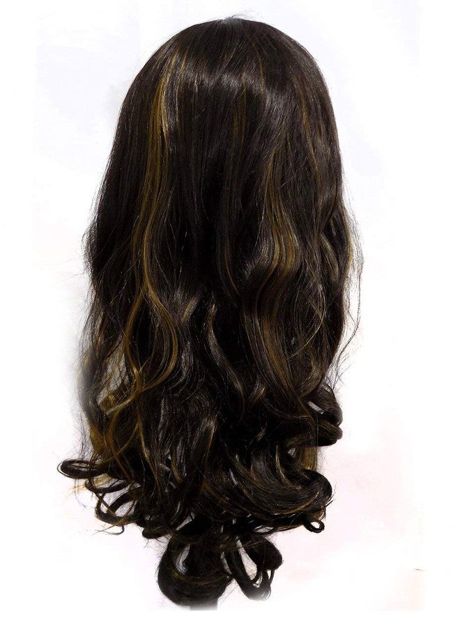 Fully Long Hair Wig Synthetic Wig for Women (Golden Brown) - Image 5