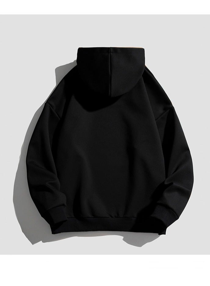 KUYING 2024 Autumn New Hooded Solid Color Hoodie - Image 2