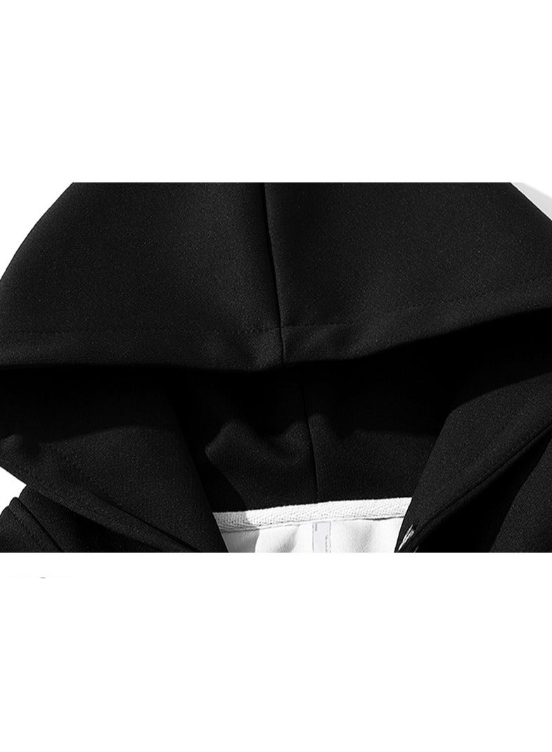 KUYING 2024 Autumn New Hooded Solid Color Hoodie - Image 3
