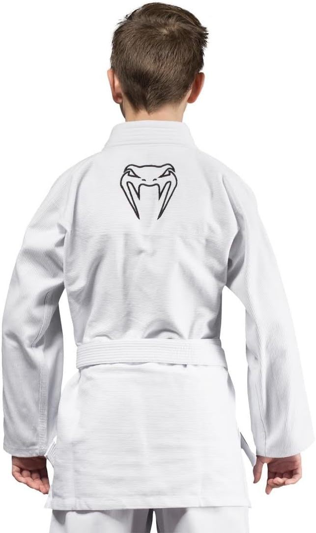Venum Unisex Teen Child BJJ Gi - White - Image 2