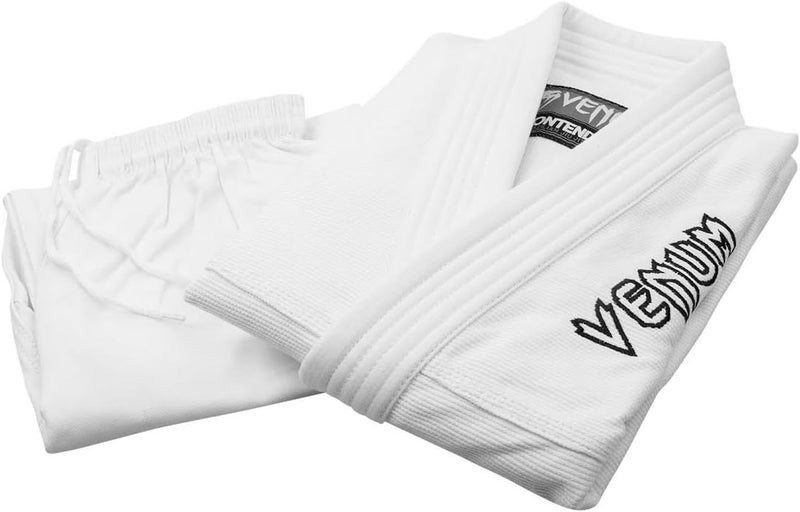 Venum Unisex Teen Child BJJ Gi - White - Image 3