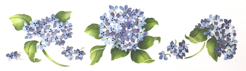 Designer Stencils Multi-layer Painted Hydrangeas Cake Stencil by Designer Stencils - Image 3