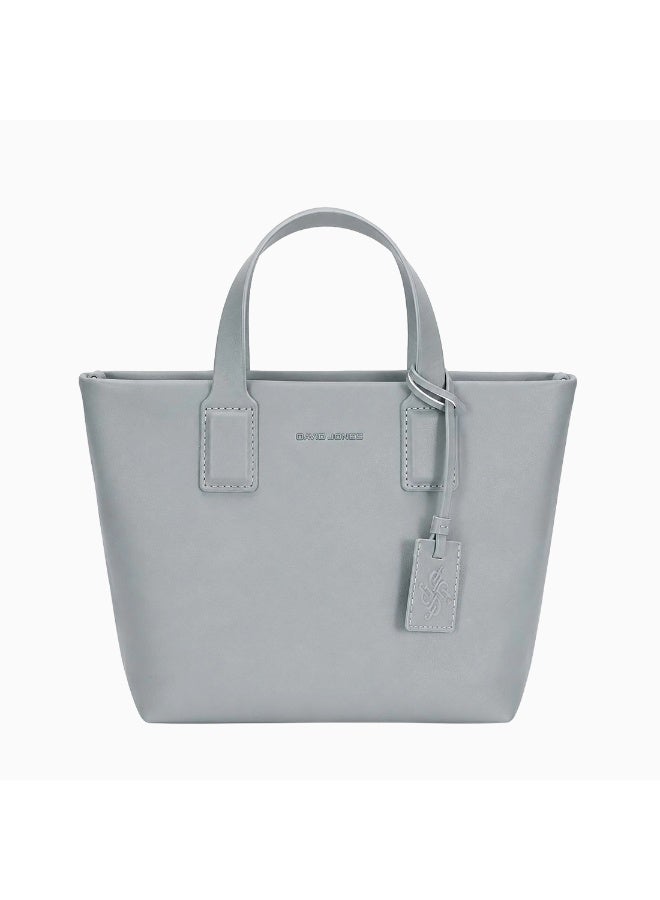 David Jones trapz style design handbag made form leather in model number CM7857| the new shopping, city and meeting bag for women | Structured purse for everyday use - Image 1