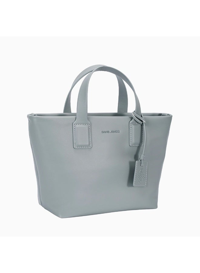 David Jones trapz style design handbag made form leather in model number CM7857| the new shopping, city and meeting bag for women | Structured purse for everyday use - Image 4