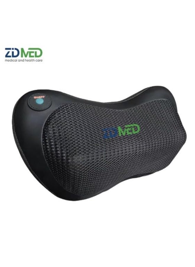 Zidmed Shiatsu Massage Pillow with Heat – 4 Deep-Kneading Nodes & Adjustable Straps – Neck and Back Massager with Breathable Mesh Fabric for Relaxation, Pain Relief & Home Use - Image 2